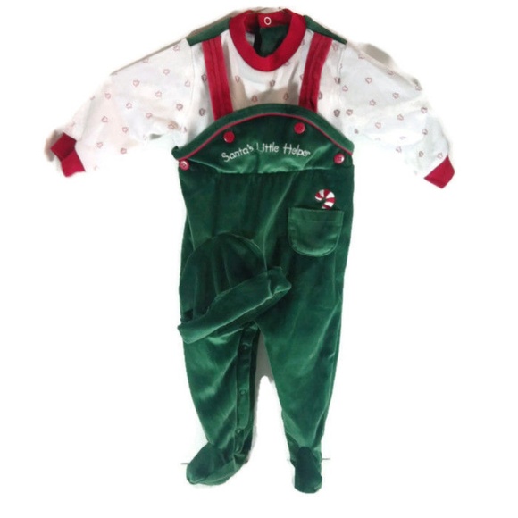 Simply Basic Other - Santa's Little Helper Christmas Outfit With Hat